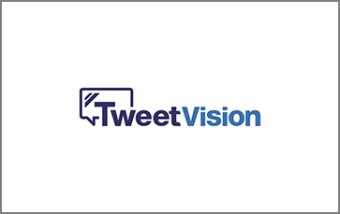 ツイートを映像に組み込む「TweetVision」（ツイートビジョン）