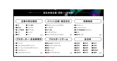 過去来場企業・団体（一部抜粋）